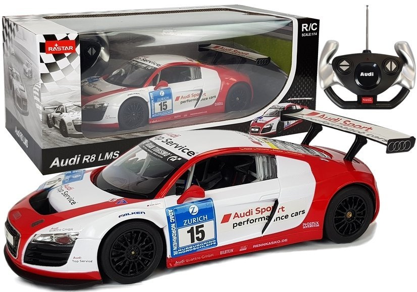 Nuotoliniu Būdu Valdomas Rastar Audi R8 Lms 1:14