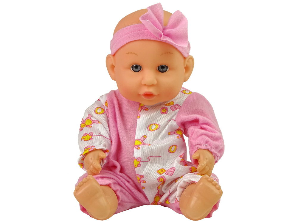 Lėlė kūdikis su puoduku leantoys, 24 cm