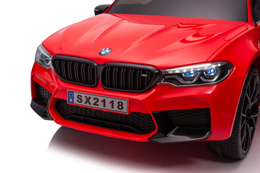 Elektromobilis vaikams lean cars bmw m5, raudonas