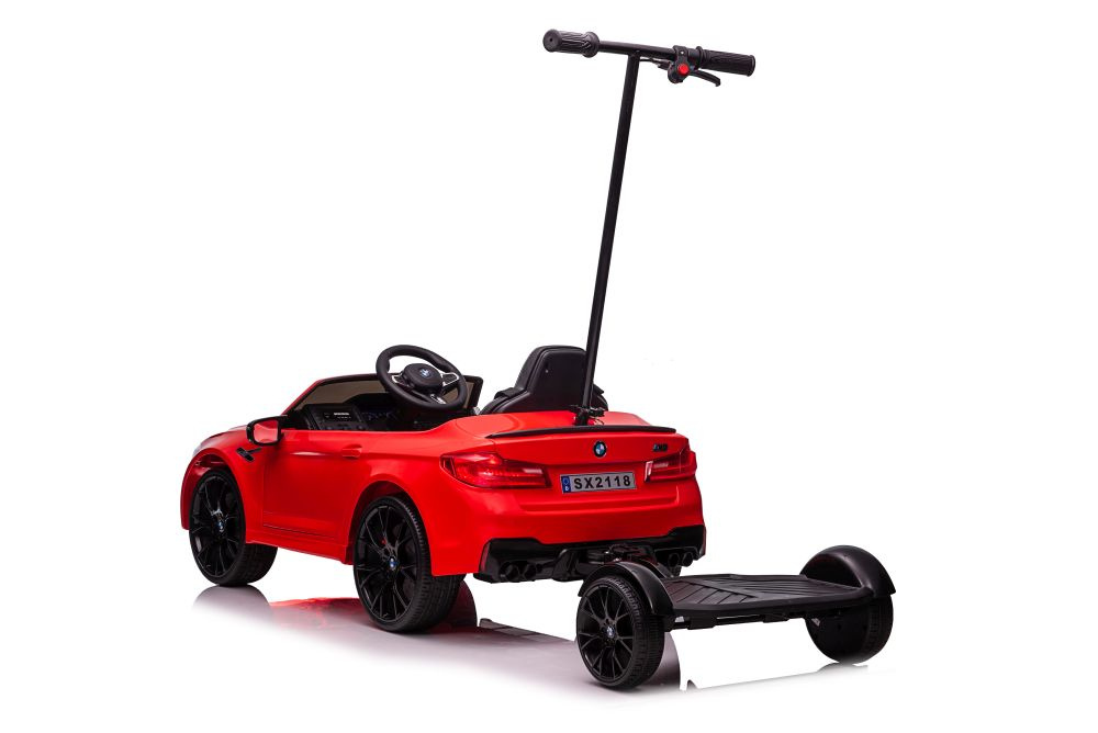 Elektromobilis vaikams lean cars bmw m5, raudonas
