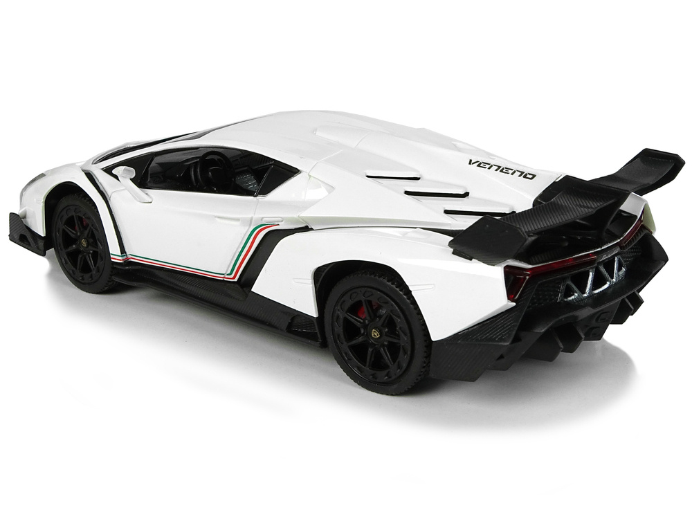 Nuotoliniu būdu valdomas lamborghini veneno su vairu, garsu ir šviesomis – 2.4g