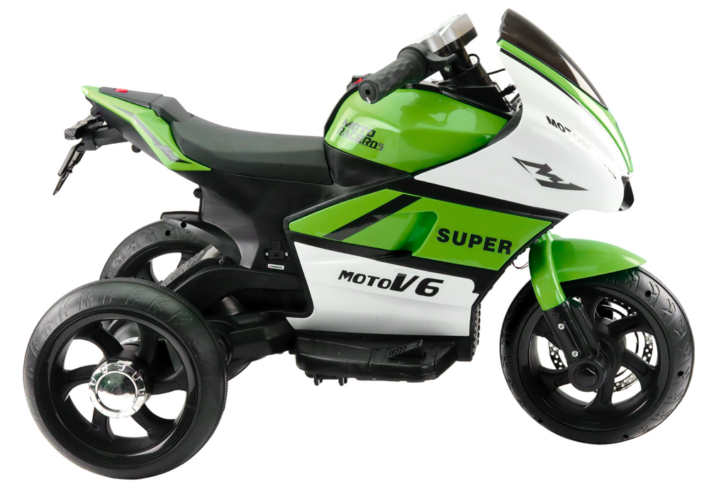 Elektrinis motociklas vaikams moto v6 ht-5188, žalias