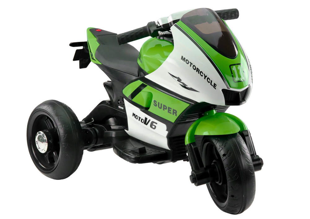 Elektrinis motociklas vaikams moto v6 ht-5188, žalias