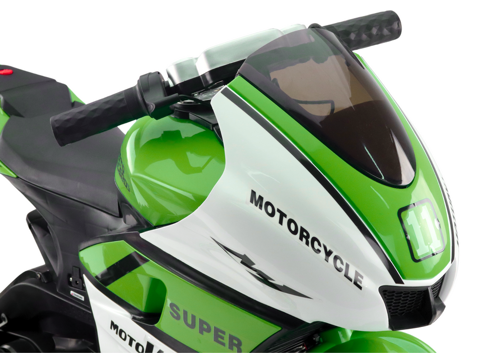 Elektrinis motociklas vaikams moto v6 ht-5188, žalias