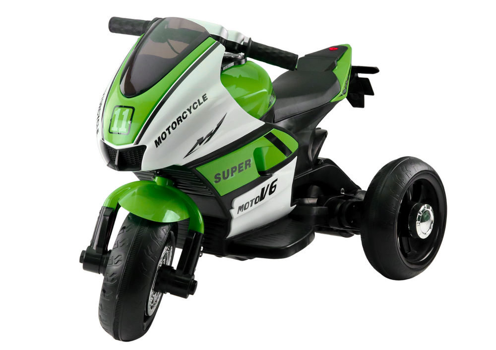 Elektrinis motociklas vaikams moto v6 ht-5188, žalias