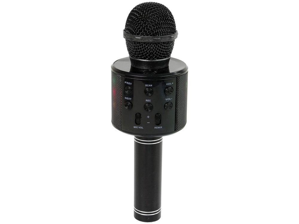 Belaidis mikrofonas su usb garsiakalbiu ws-858, juodas 1