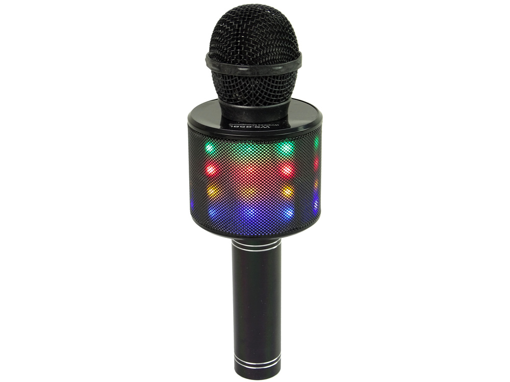Belaidis mikrofonas su usb garsiakalbiu ws-858, juodas 3