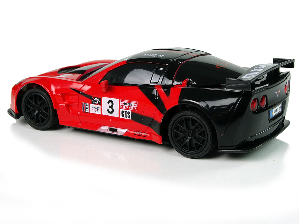 Nuotoliniu būdu valdomas sportinis automobilis corvette c6.r, 2.4 g, 1:24, raudonas