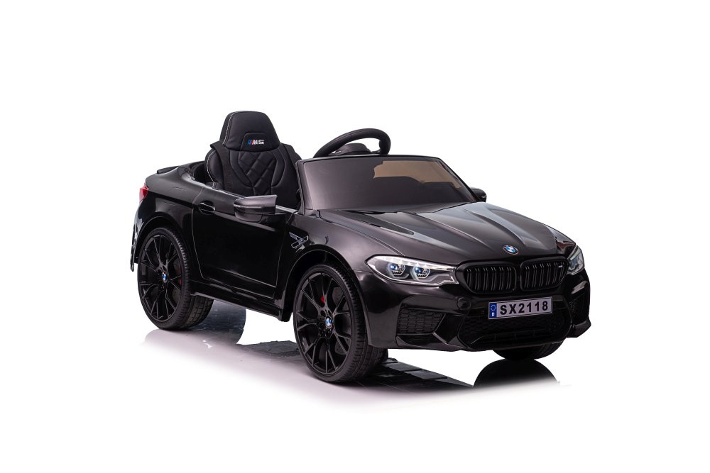 Vienvietis elektromobilis vaikams bmw m5 drift, juodas
