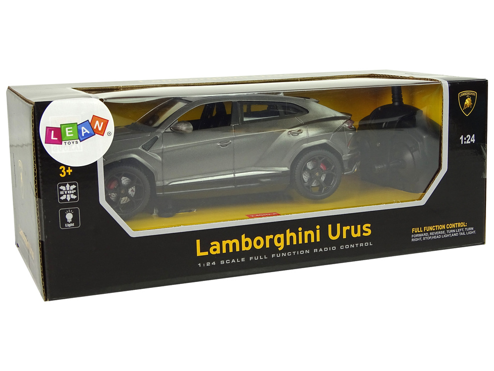 Radijo bangomis valdomas lamborghini urus 1:24 pilkas
