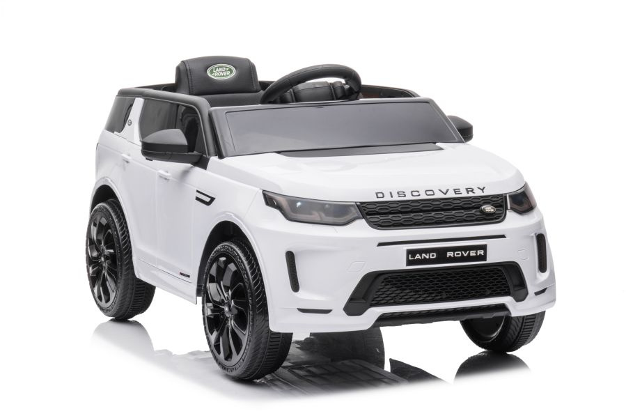 Vienvietis elektromobilis range rover, baltas
