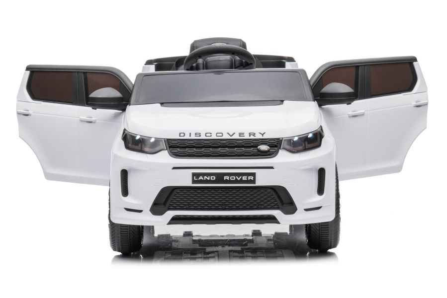 Vienvietis elektromobilis range rover, baltas