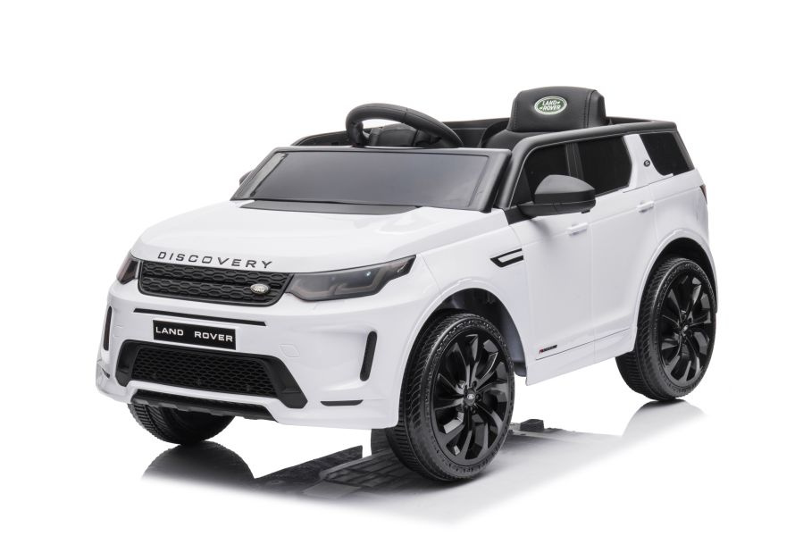 Vienvietis elektromobilis range rover, baltas
