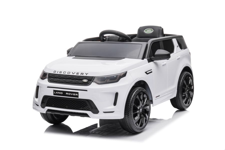 Vienvietis elektromobilis range rover, baltas
