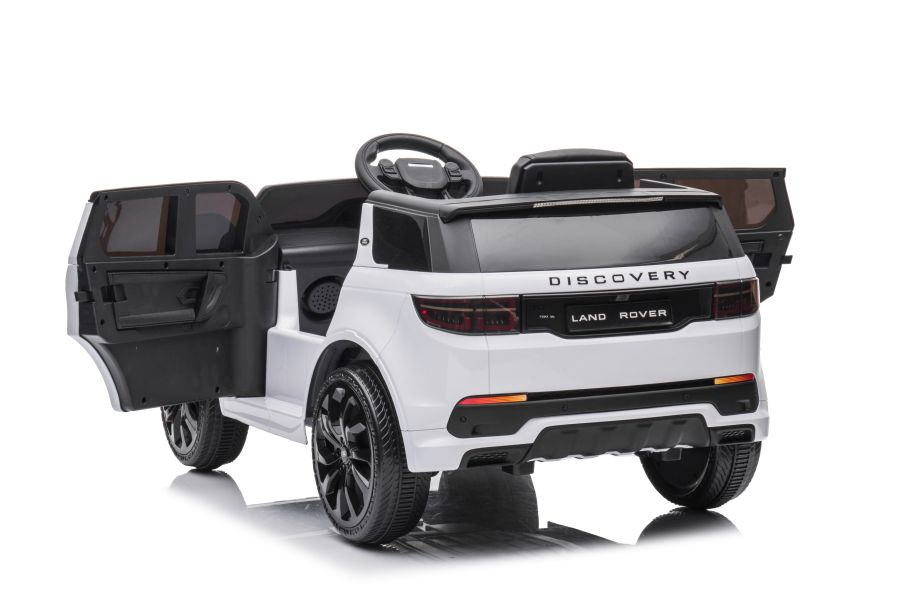 Vienvietis elektromobilis range rover, baltas