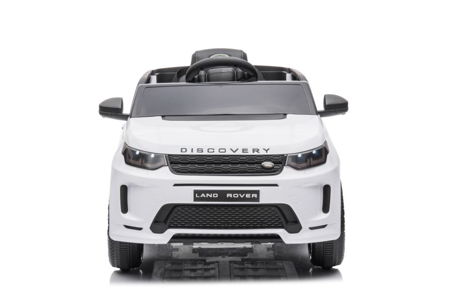 Vienvietis elektromobilis range rover, baltas