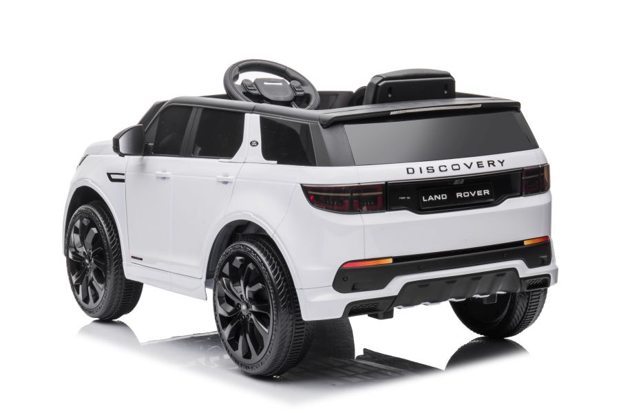 Vienvietis elektromobilis range rover, baltas
