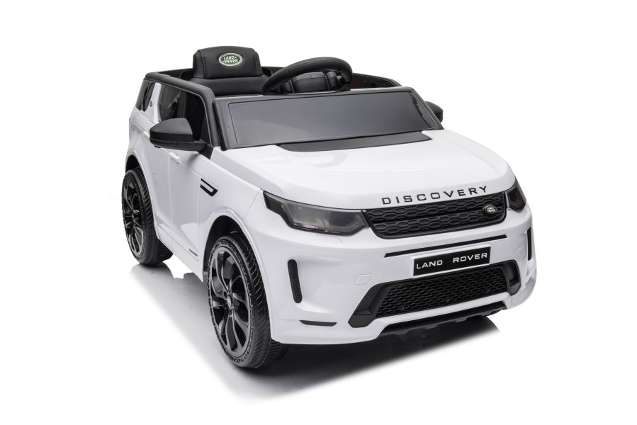 Vienvietis elektromobilis range rover, baltas