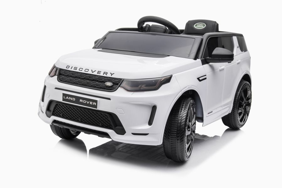 Vienvietis elektromobilis range rover, baltas