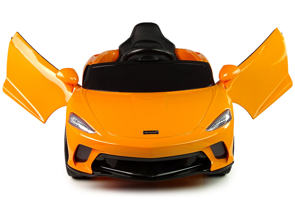 Vienvietis elektromobilis vaikams mclaren gt 12v, oranžinis blizgus