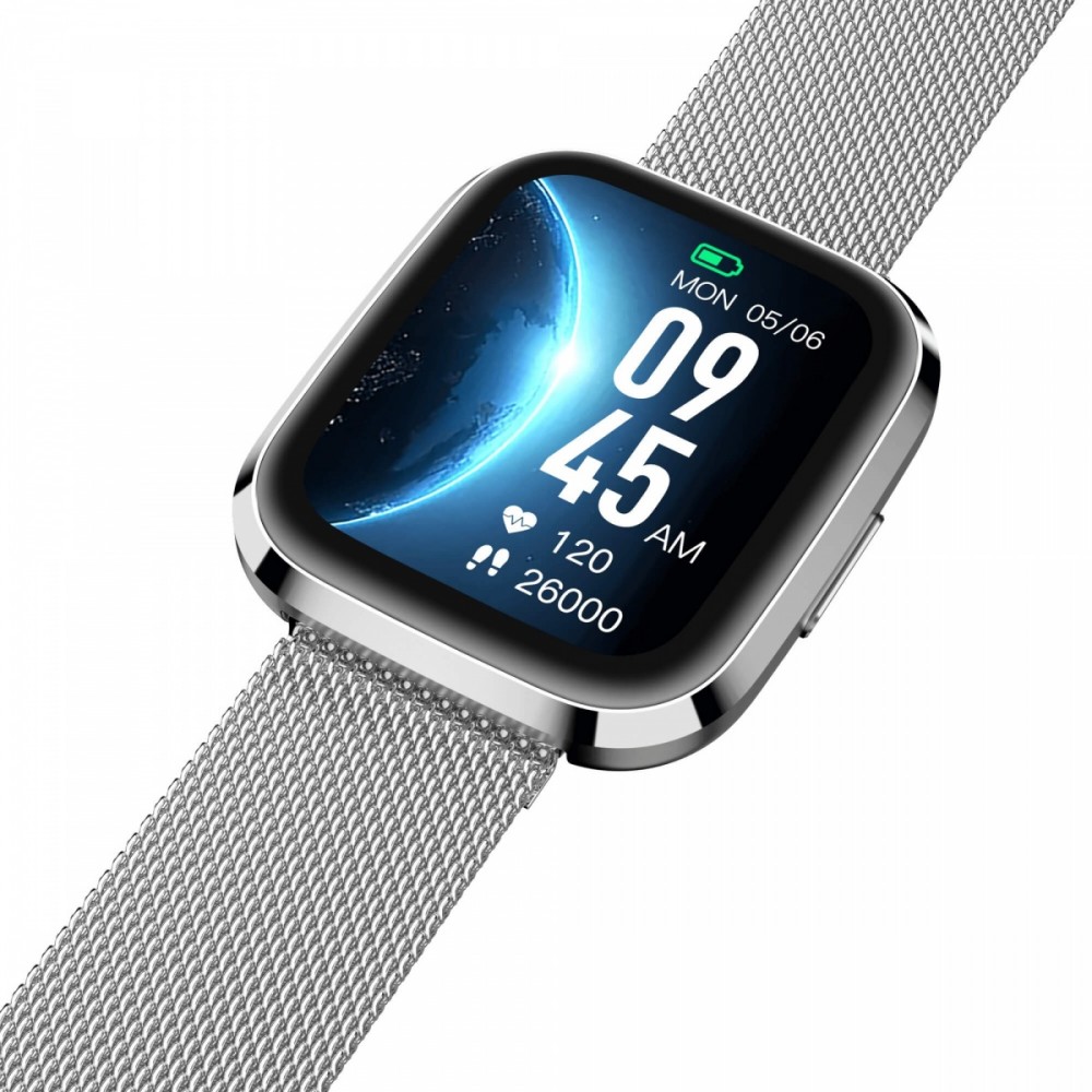 Išmanusis laikrodis garett grc style silver steel