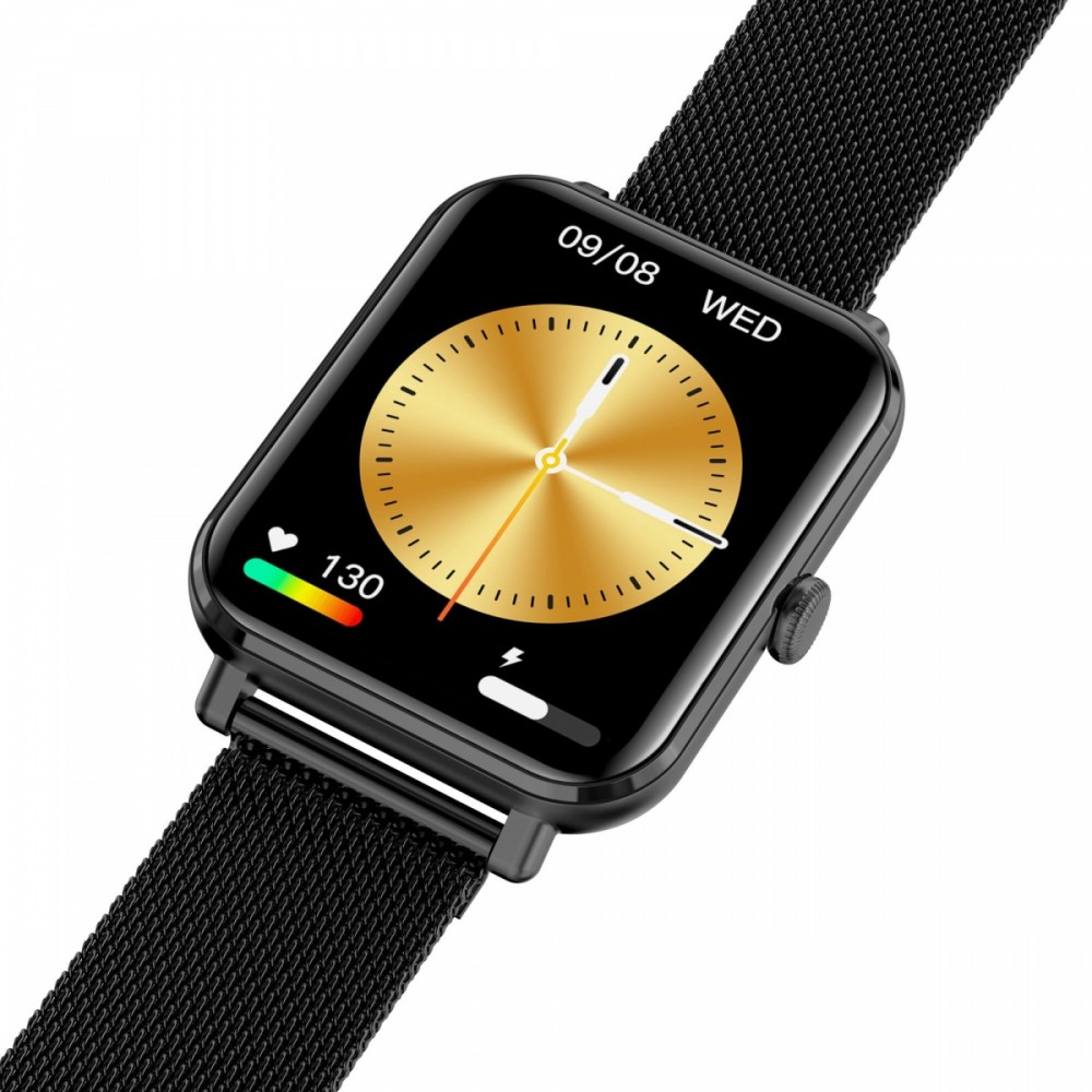 Išmanusis laikrodis garett grc classic black steel