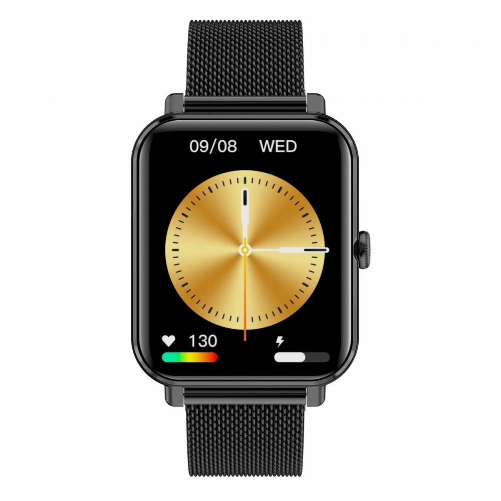 Išmanusis laikrodis garett grc classic black steel