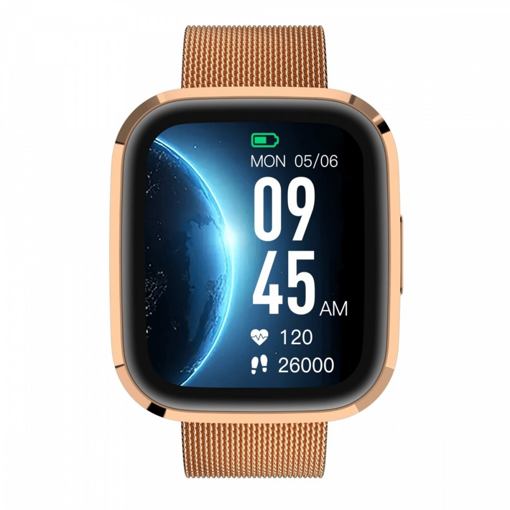 Išmanusis laikrodis garett grc style gold steel