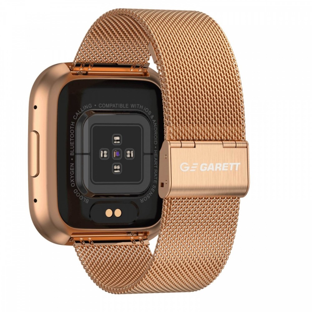 Išmanusis laikrodis garett grc style gold steel