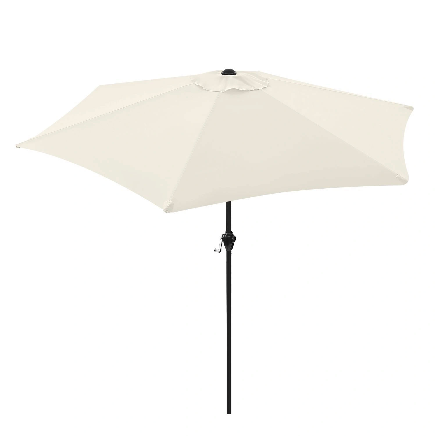 Reguliuojamas sodo skėtis 210 cm smėlio spalvos