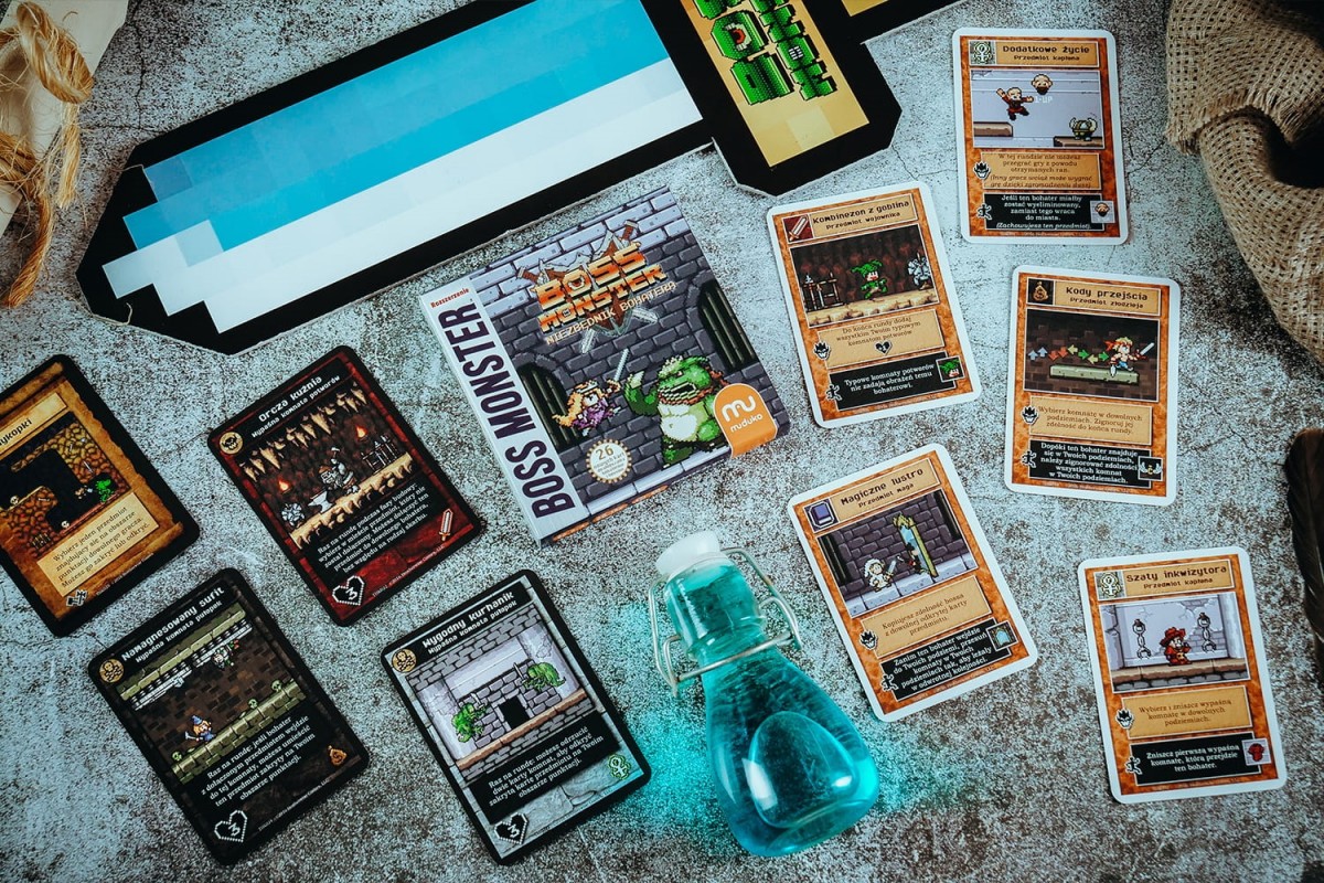 Kortų žaidimas trefl joker line: boss monster hero's essentials
