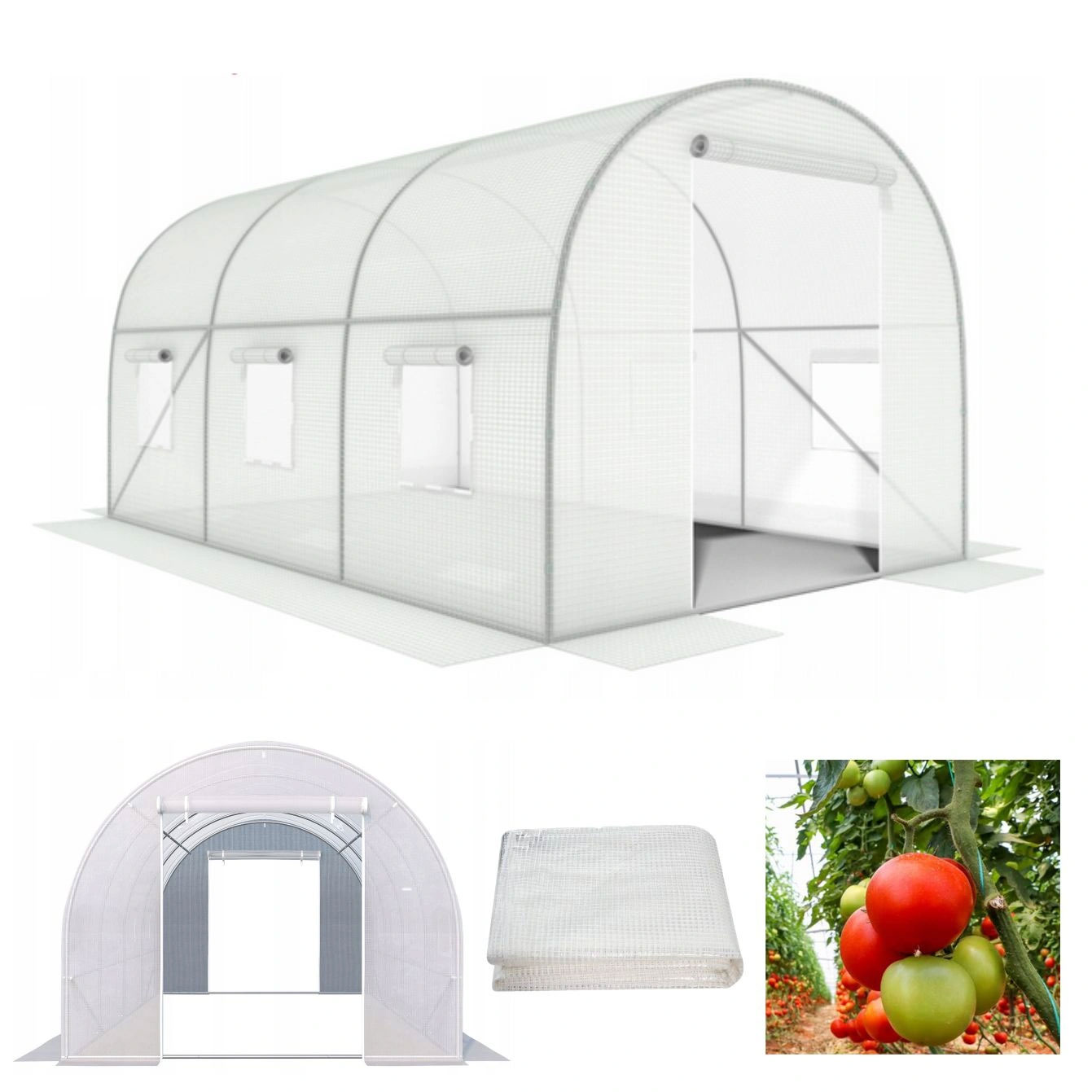 Sodo šiltnamio konstrukcija 3x2x2 m