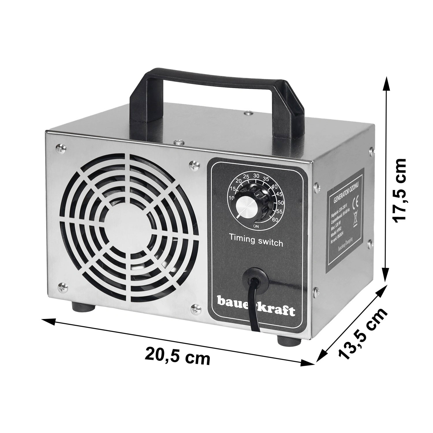 Ozonatorius 60 g/h su Laikmačiu