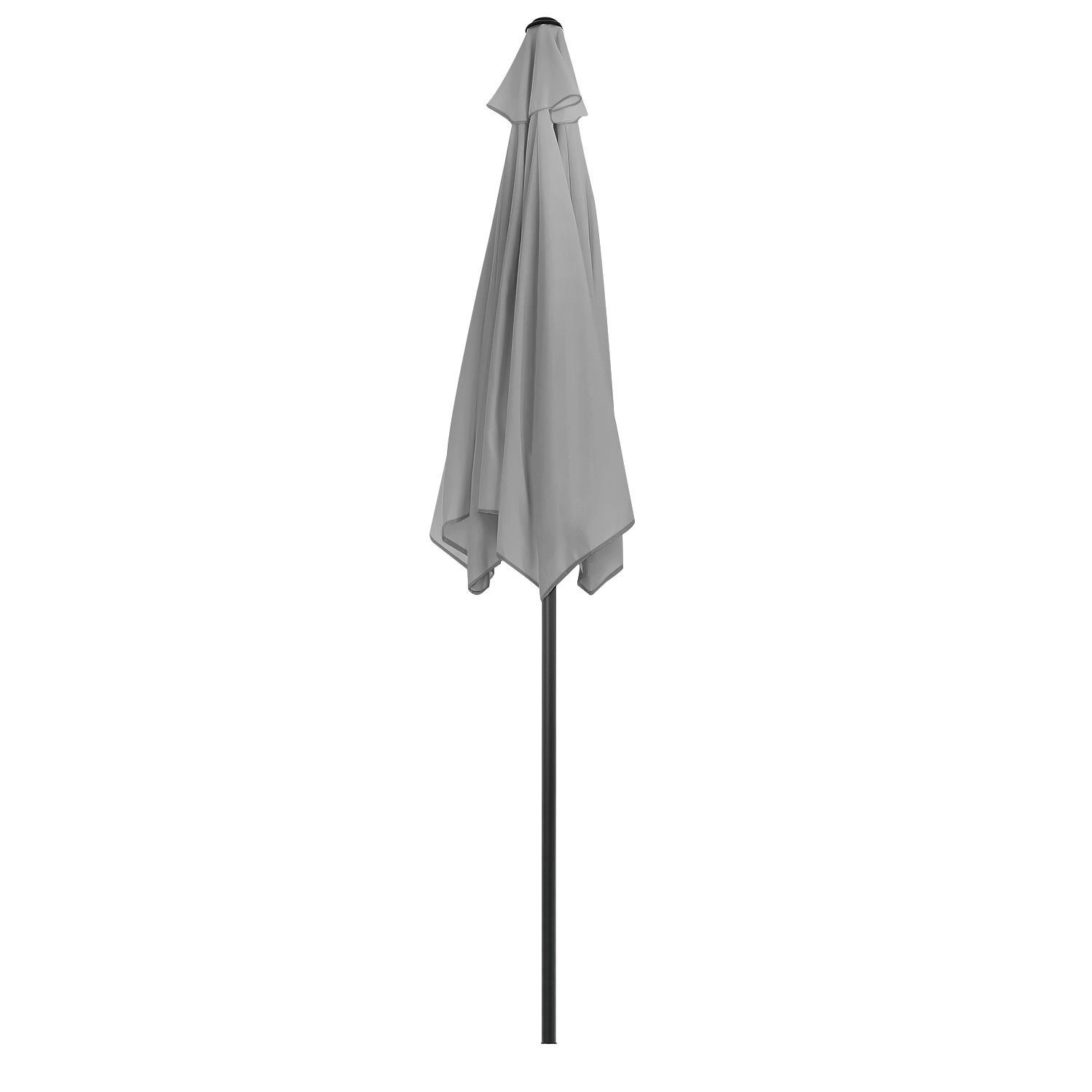 Reguliuojamas sodo skėtis 210 cm pilkos spalvos