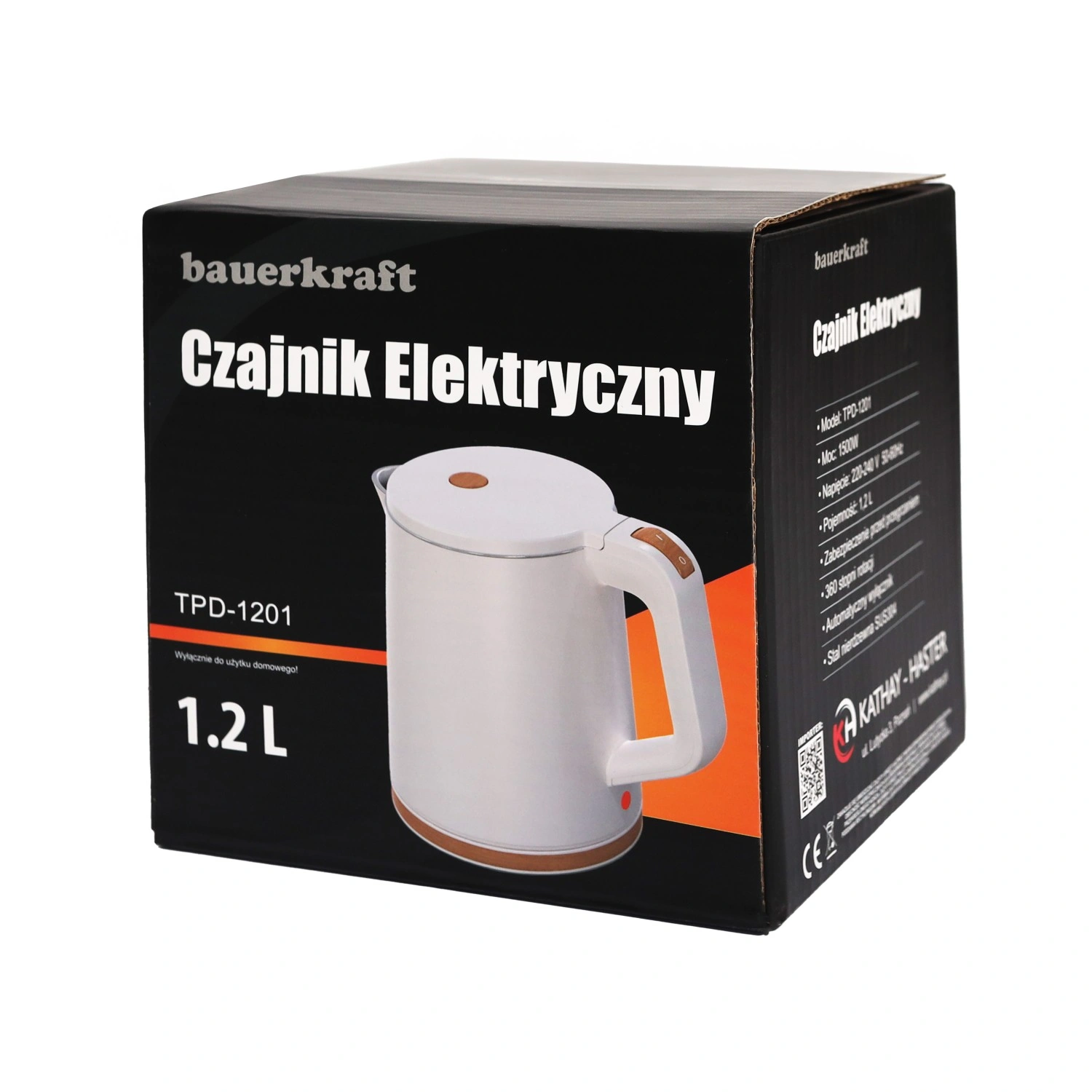 Elektrinis virdulys 1500w 1.2l su besisukančiu pagrindu