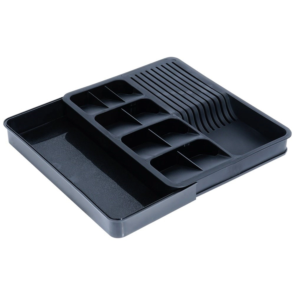 Virtuvės įrankių dėklas vilde 40-45x31 cm, juodas 2