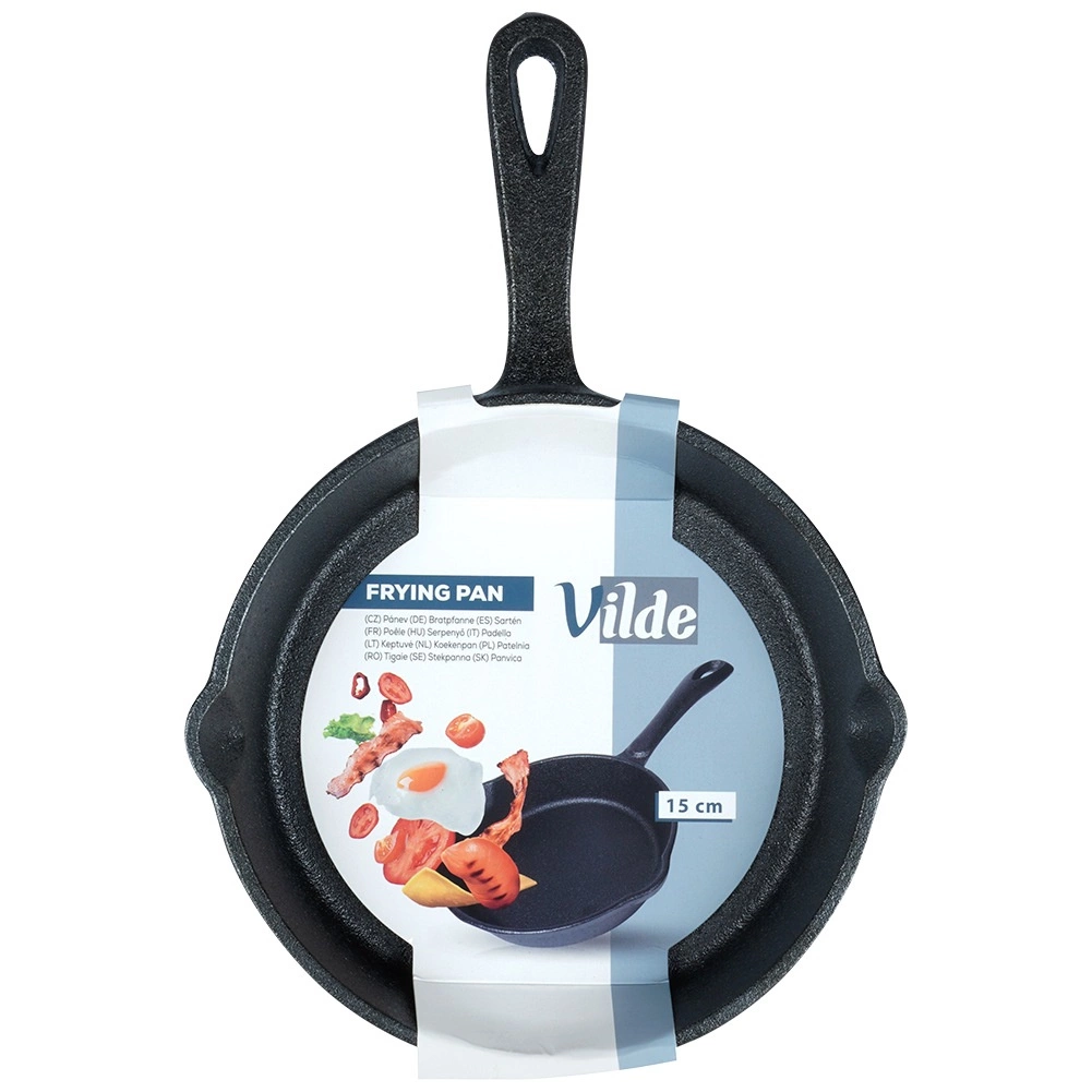 Geležinė keptuvė vilde cast line 15 cm