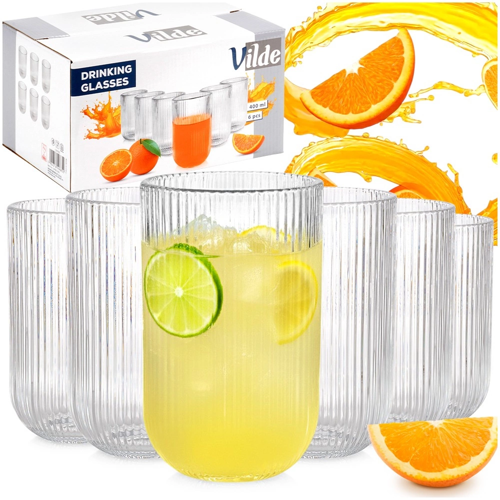Stiklinės vilde 400 ml, 6 vnt.