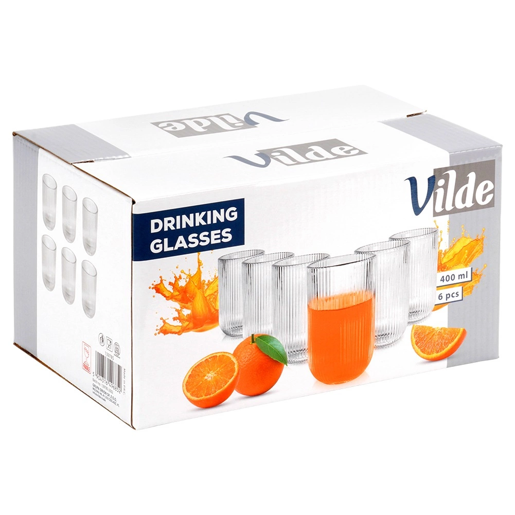 Stiklinės vilde 400 ml, 6 vnt.