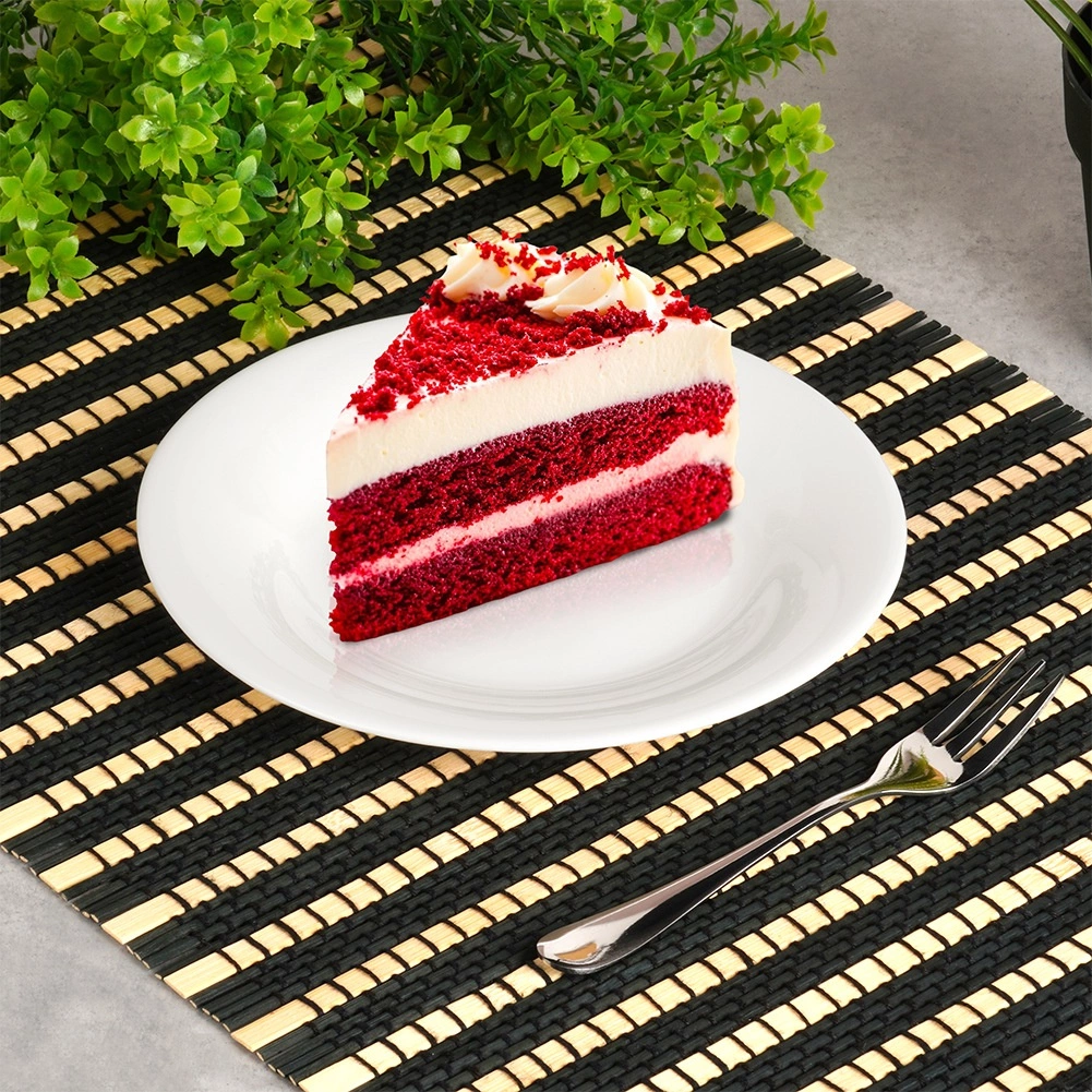 Desertinės lėkštės Vilde stiklinės baltos 18 cm, 6 vnt. 3