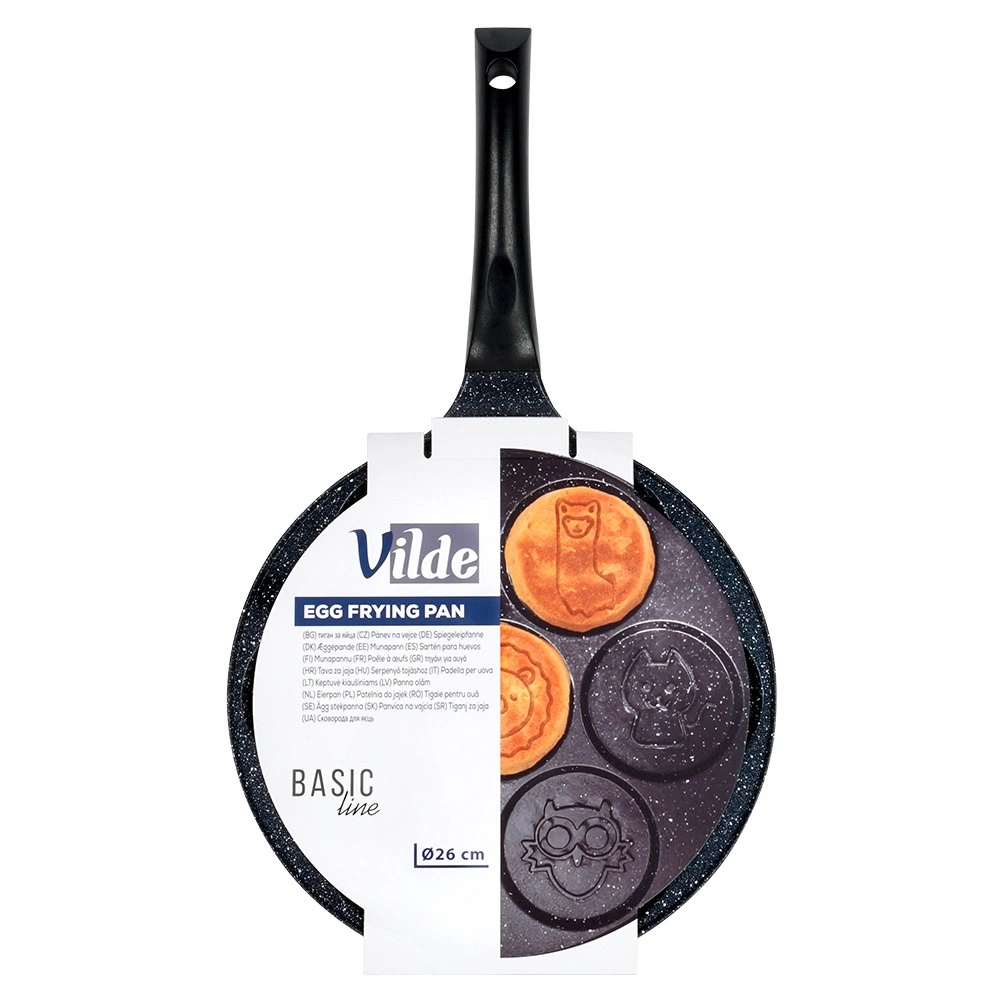 Blynų keptuvė vilde basic line 7 angų, 26 cm