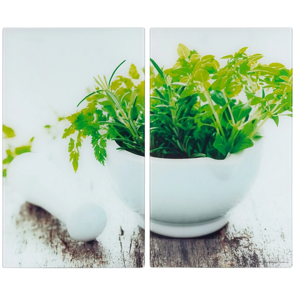 Stiklinės pjaustymo lentelės Vilde 60x52 cm, 2 vnt. 2