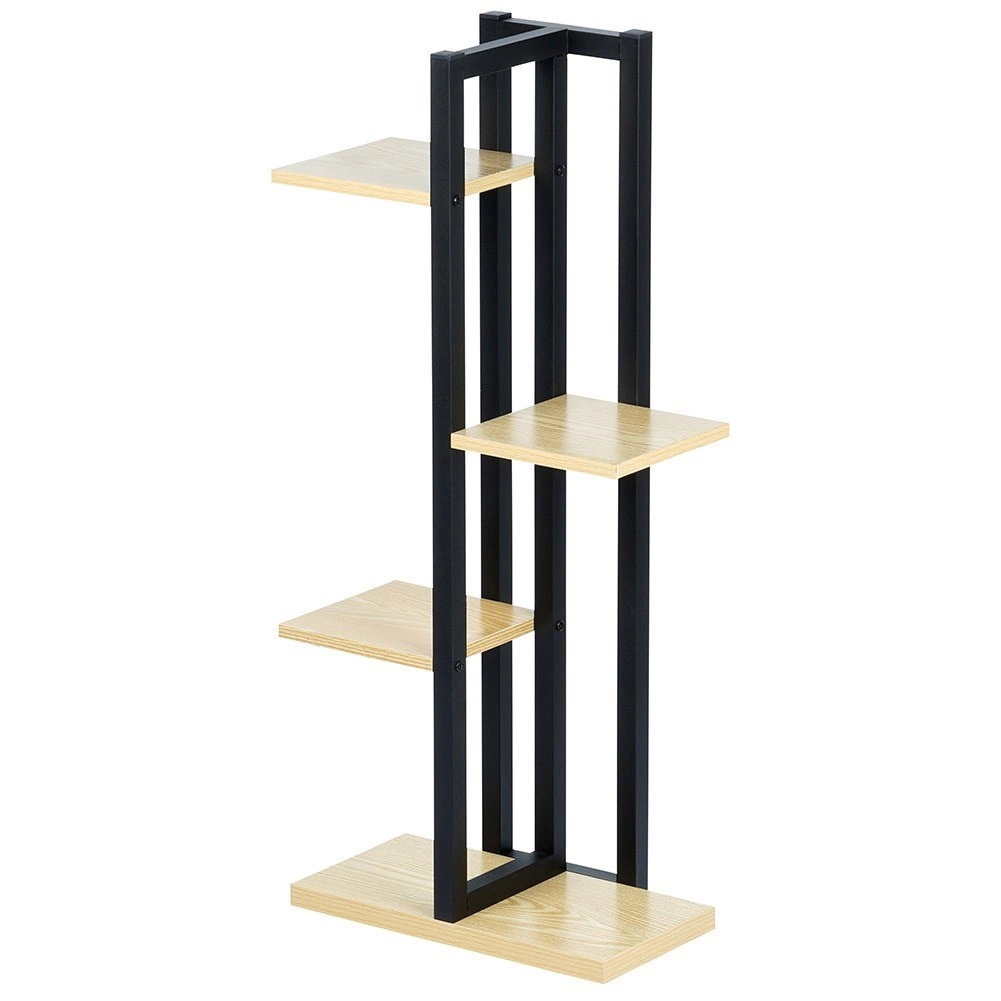 Gėlių stovas vilde 93 cm, juodas, 4 lygiai
