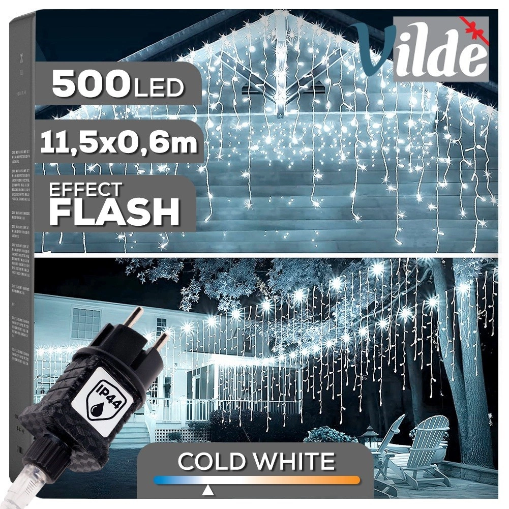 Girlianda- užuolaida vilde 500 led 11,5 m