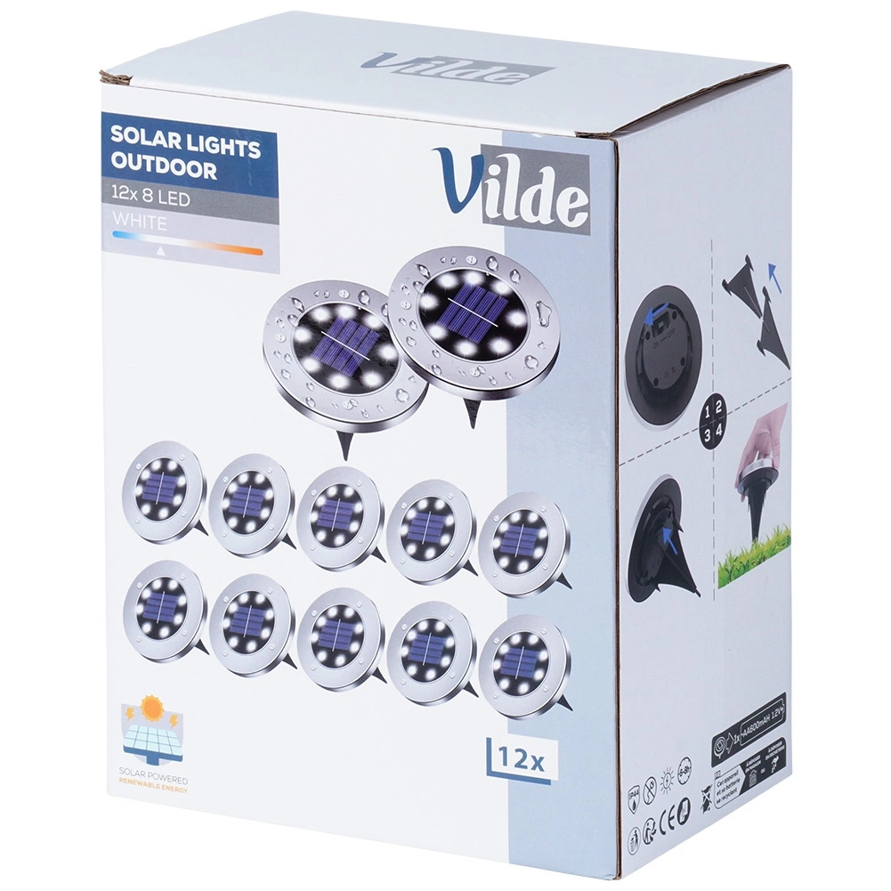 Šviestuvų rinkinys vilde led 11,5 cm 12 vnt.