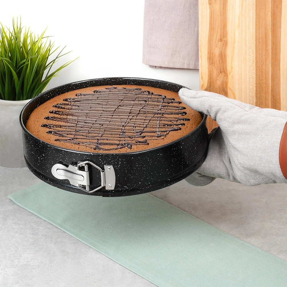 Apvali granitinė tortų kepimo forma vilde 28 cm