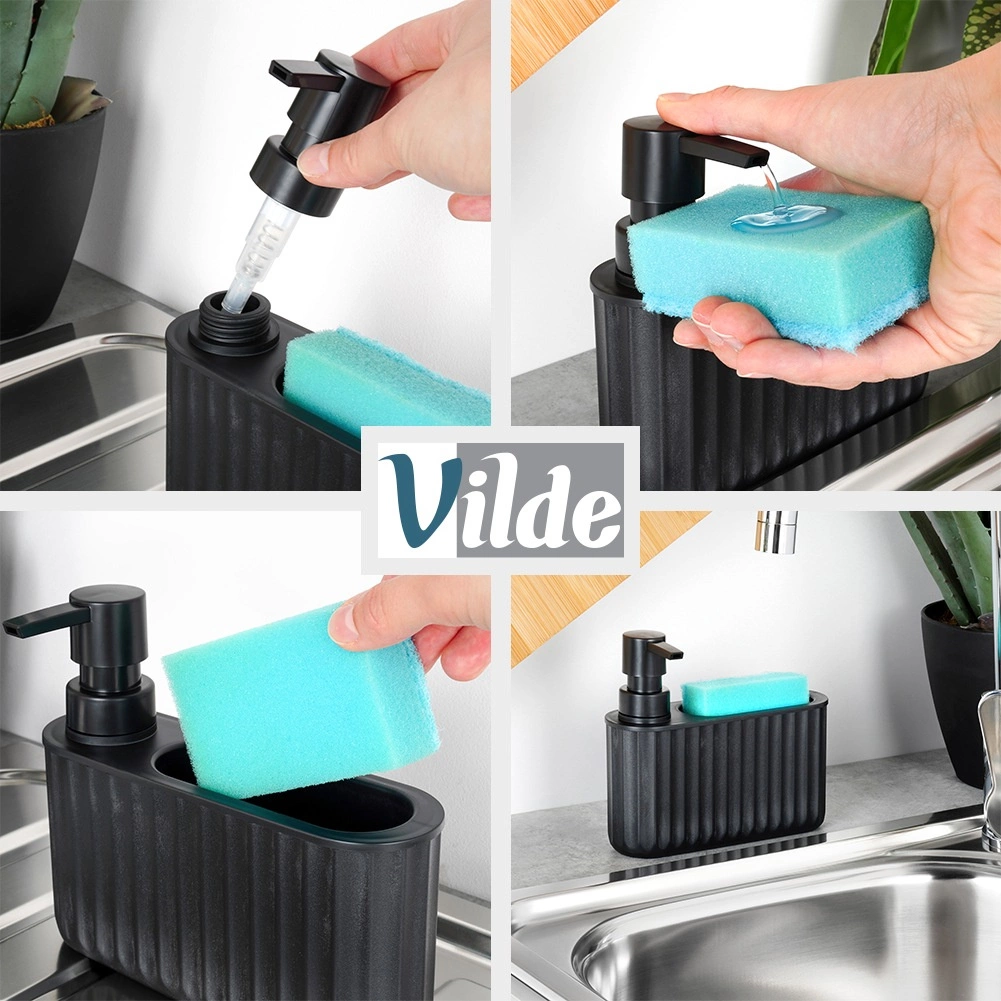 Vilde indų ploviklio dozatorius su kempinės laikikliu 400 ml 3