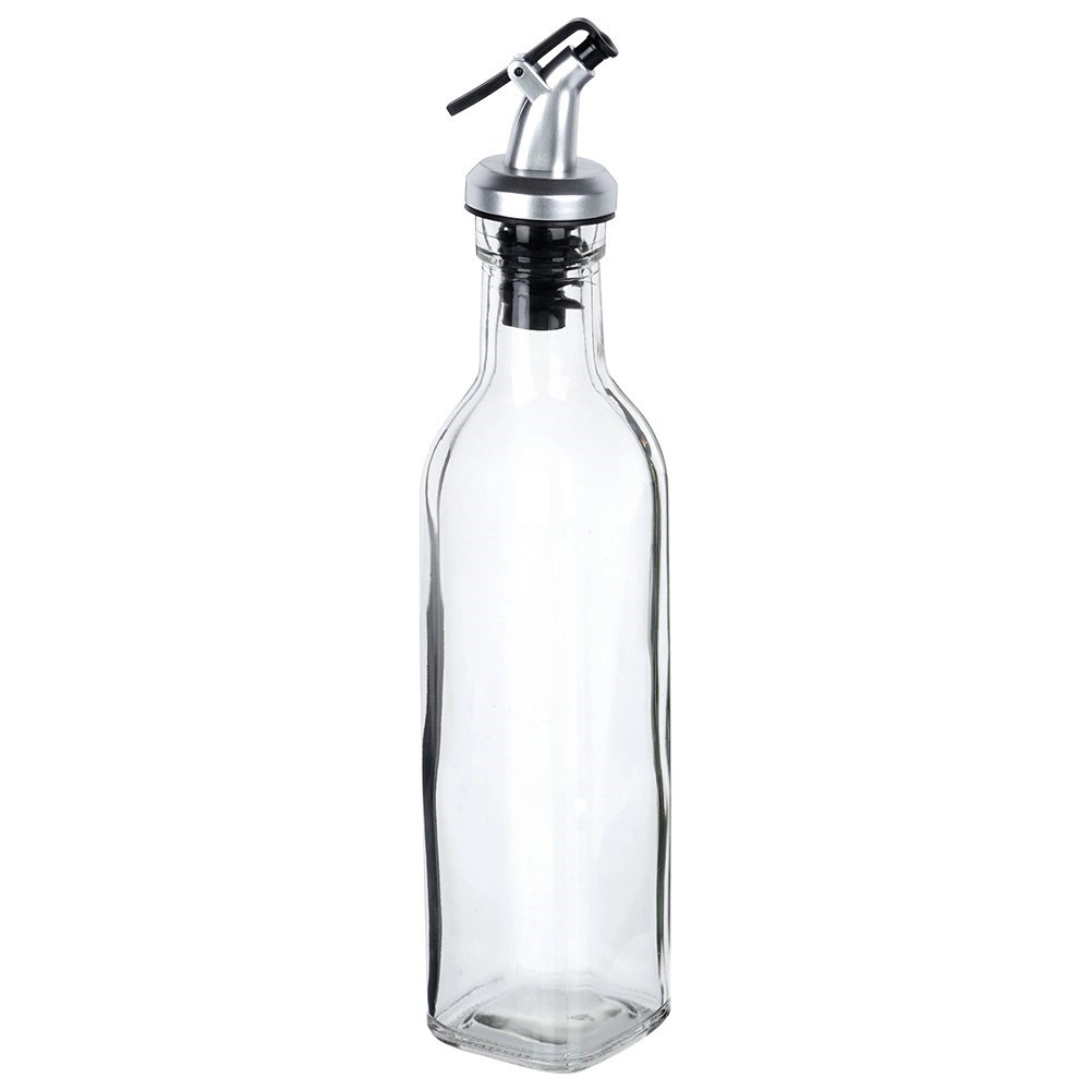 Stiklinis aliejaus ir acto butelis vilde su dozatoriumi, 250 ml 2