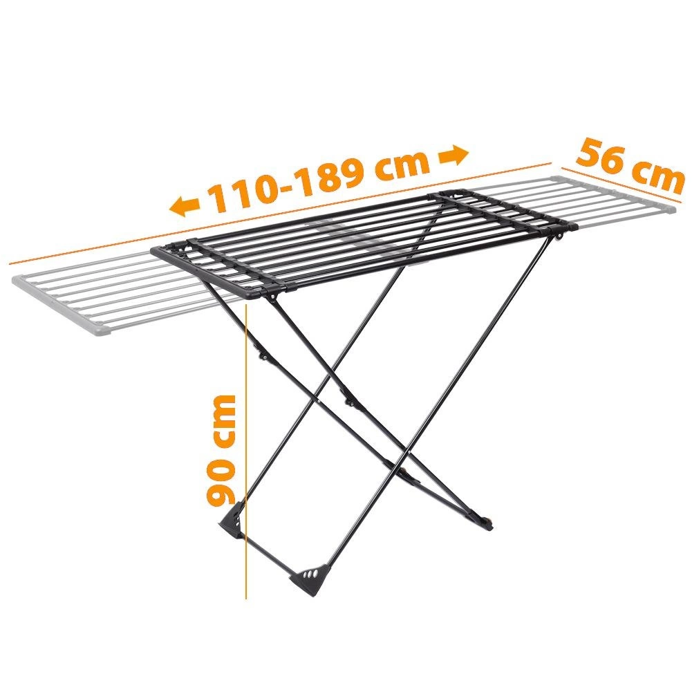 Skalbinių džiovyklė vilde teleskopinė xxl 110-189 cm 3