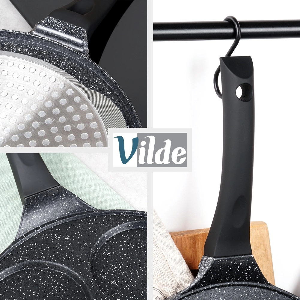 Kiaušinių ir blynų keptuvė vilde black line 26 cm